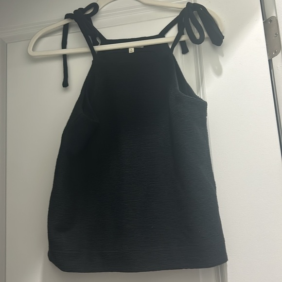 Madewell Black tie top tank - Picture 4 of 8